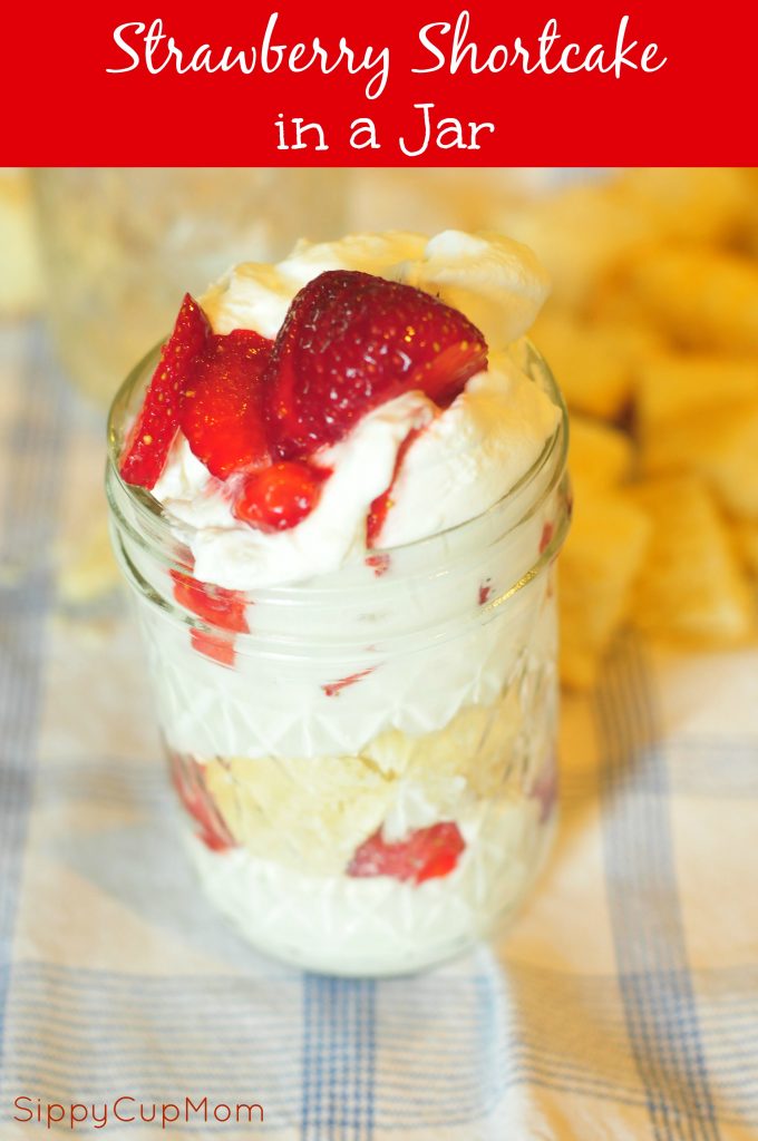 Strawberry Shortcake in a Jar