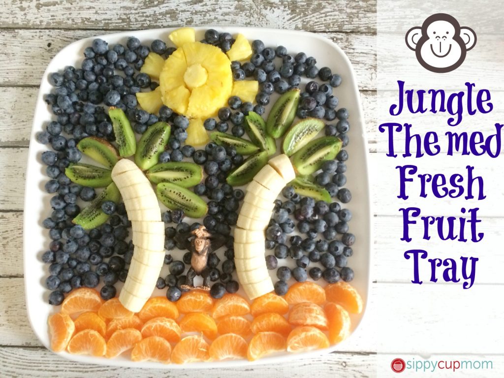 Jungle Themed Fresh Fruit Tray 2