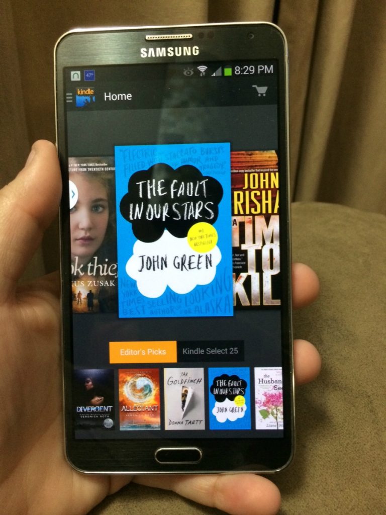 Kindle Galaxy Note 3