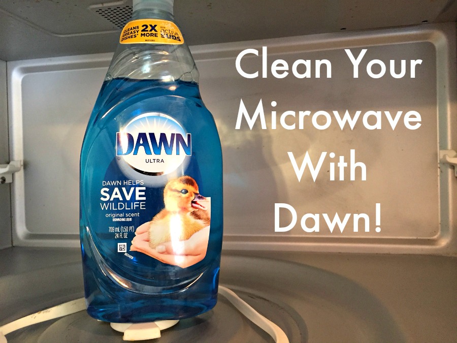 Clean your Microwave with Dawn