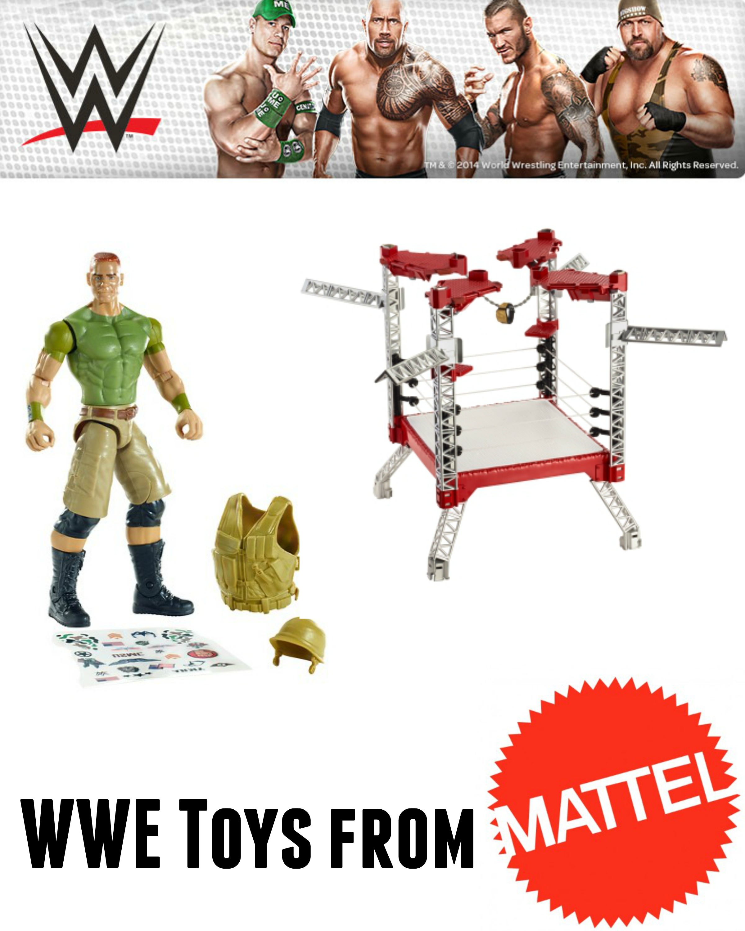 WWE Toys Mattel