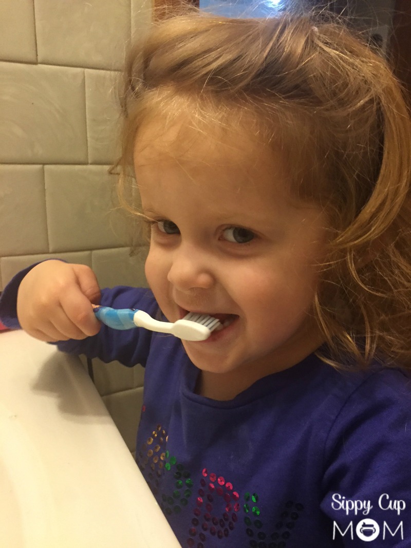 Olivia Brushing Teeth