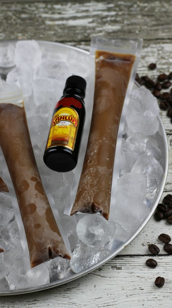 Make these easy and refreshing Kahlua Coffee Ice Pops!