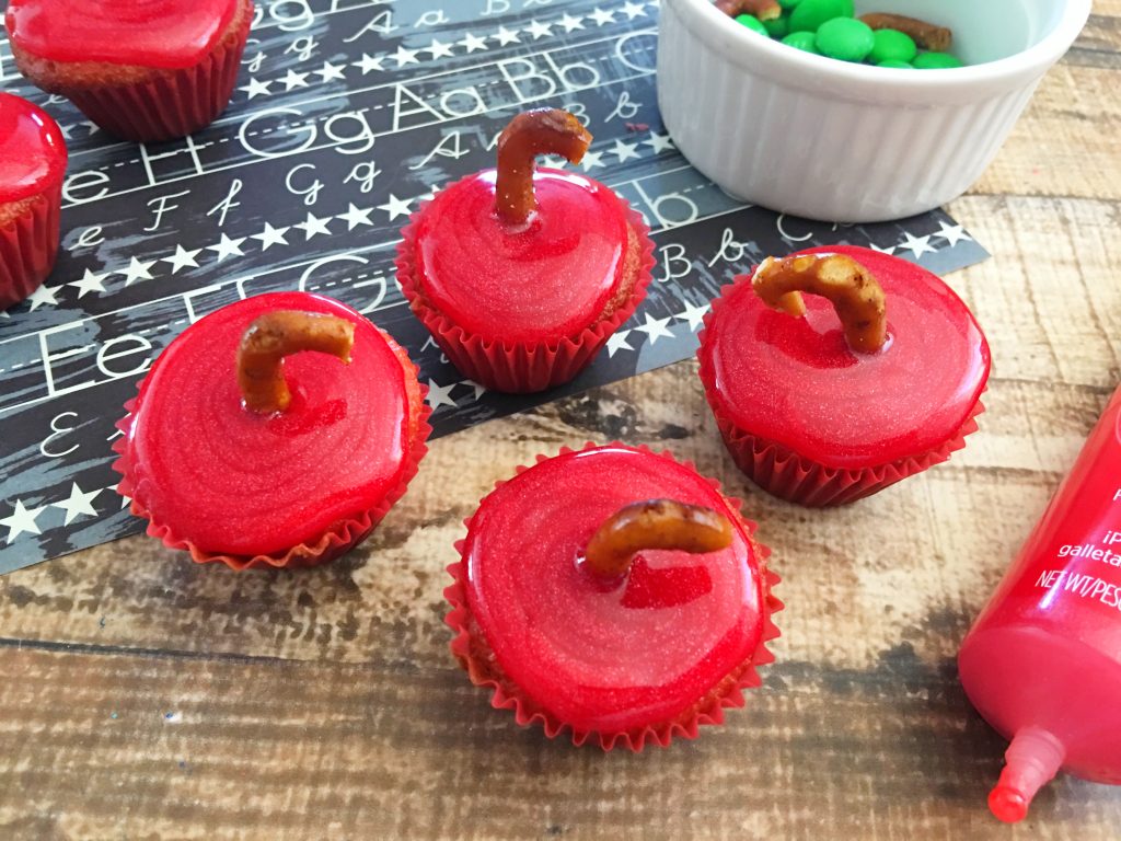 Apple Cupcakes for Back to School