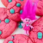 Poppy Pink Strawberry Trolls Cookies