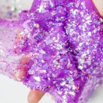 How To Make Purple Glitter Slime Without Borax