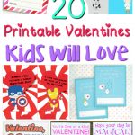 20 Printable Valentine’s Day Cards For Kids